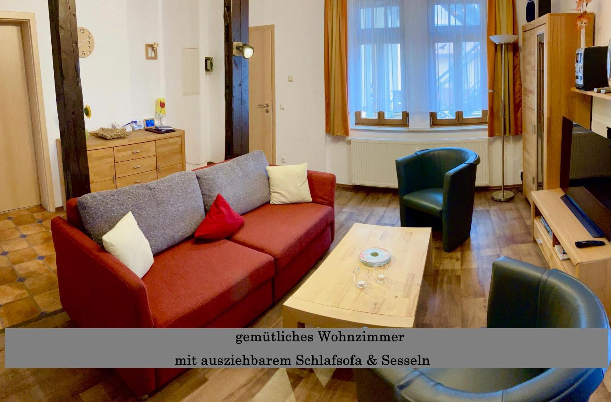 Ferienwohnung Auszeit Am Kurpark Bad Berka - Balkon - Ruhige Lage- Gratis Parkplatz & Wlan المظهر الخارجي الصورة